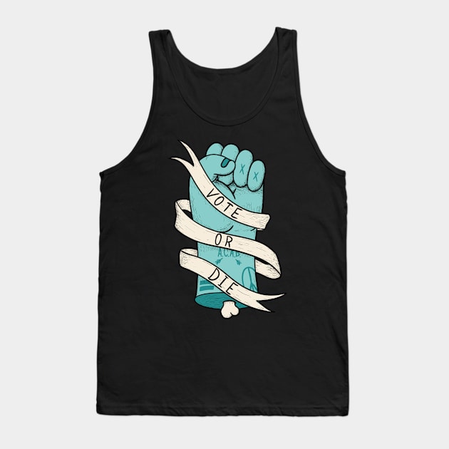 Vote or Die - Voting America 2020 | Vote Vote Vote Vote Vote Vote Tank Top by anycolordesigns